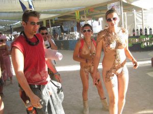 Burning Man Body Art Girls Sex Selection